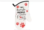 Hc My Favorite People Have Paws .7X13 Oven Mitt. Fixed Price $29.88.