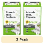 (10 Pack) Breeze Absorbent Cat Litter Pads, 24/7 Odor Control,. Fixed Price $34.84.