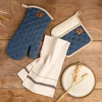 Yellowstone 3-PIECE Oven Mitt, Pot Holder, & Tea Towel Kitchen Linen Set, Kayce. Fixed Price $19.95.