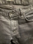 John Varvatos U.s.a. Men's Skinny Wight Black Wax Denim 5-POCKET Solid Jeans. Fixed Price $45.00.