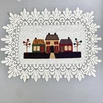 Heritage Usa Ecru Fall Country Shaker House Placemat, Autumn Doily. Fixed Price $12.99.