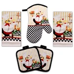- Charming 5 Piece Kitchen Towel Set: Chubby Uniformed Chef Design, Includes .... Fixed Price $26.40.