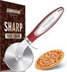 Premium Stainless Steel Pizza Cutter Wheel Ultra Sharp Non-slip Grip Dishwasher. Fixed Price $14.97.
