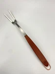 Outset Jackson Acacia Wood Handled Grill Fork 17.5" Long High Quality. Fixed Price $8.99.