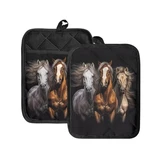 Wellflyhom Crazy Horse Pot For Kitchen Cotton Holders With Pockets.... Fixed Price $23.72.