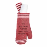 Mud Pie It's Beginning Taste Lot Like Christmas Oven Mitt Kitchen Towel Set. Fixed Price $19.99.