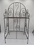 Vintage Home Interiors Iron Trellis Foldable Baker's Rack. Fixed Price $19.87.