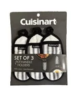 Cuisinart Pot Handle Holders Black & White Ticking Stripe 100% Cotton Nwt!. Fixed Price $15.99.