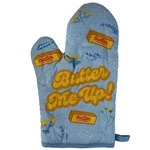 Butter Me Up Oven Mitt Funny Cooking Baking Sayings Graphic Kitchen Glove. Fixed Price $5.00.