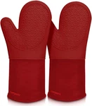 Extra Long Silicone Oven Mitts, Heat Resistant Gloves With Quilted Liner No. Fixed Price $25.13.