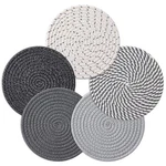 Husfunov 7 Inch Trivets For Hot Dishes, Pots And Pans, 5 Heat Resistant Gray. Fixed Price $8.93.