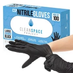Black Nitrile Gloves Disposable, Of 100-5.5 Mil, Non Latex & For Cooking Pr.... Fixed Price $25.32.