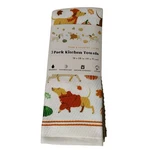 Town And Country Living 3 Pack Dog Print Kitchen Towels 16X28 Cotton Fall Decor. Fixed Price $15.95.