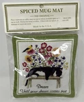 Cat Bench Alice's Cottage Cotton Scented Spiced Mug Mat Coaster S11-444 New. Fixed Price $6.00.