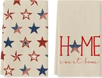 America Stars Home Patriotic 4TH Of July Kitchen Dish Towels, 18X26 Inch. Fixed Price $33.99.