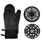 Domonic Home Silicone Oven Mitts & Pot Holders Set, Heat Resistant To 600 F. Fixed Price $31.48.