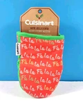 Cuisinart Mini Oven Mitts Christmas Holiday 2 Pack Cotton Silicone "fa La". Fixed Price $11.99.