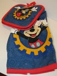 Disney Junior Mickey Mouse 4PC Gift Set Hand Towel Oven Mitt 2 Pot Holders. Fixed Price $8.99.