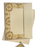 M&m Design Bee Wreath Stationery Boxed Set 10 Cards Envelopes Gold Foil. Fixed Price $19.95.