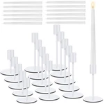 Set Holders Bulk With 10'' Dripless Taper Candles 3.3'' 5.5'' 6.3'' .... Fixed Price $39.96.