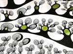 Ikea Sweden Mcm Trees Fabric By C. Ramnek 2008, Table Runner Sized, 18" X 60". Fixed Price $21.16.