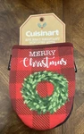 Cuisinart 2 Pack Silicone Mini Oven Mitts -christmas Design New. Fixed Price $10.00.