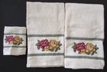 Waverly Garden Room Embroidered Floral 2 Bath Towels + 1 Hand 3 Pc Set New. Fixed Price $31.90.