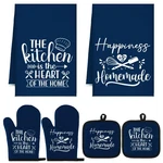 6 Pcs Kitchen Decor Accessories Farmhouse Towels Pot Holders Oven Mitts S.... Fixed Price $26.14.