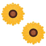 Wrapables Sunflower Trivet Mats, Holders Pots And Pans (set Of 2). Fixed Price $15.99.