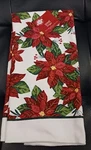 Christmas Kitchen Towel 15 X 25 Poinsettia Floral Dish, Hand, Decorative. Fixed Price $10.00.