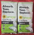 Tidy Cat Breeze Pads Original Odor Absorb Control 4 Refills 2 Pack Newsealed. Fixed Price $13.99.