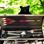 Wolfgang Puck 3-PIECE Bbq Tool Set With Case New Box Cook Out Camping Grill. Fixed Price $25.99.