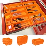 42 Pack Tool Box Organizer Tray Dividers, Rolling Chest Cart Cabine.... Fixed Price $35.24.