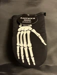 Set Of 2 Skeleton Hands Printed Silicone Mini Mitts Oven Cooking Halloween. Fixed Price $12.99.