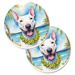 Carolines Treasures DAC6394CARC 2.5 X In. Bull Terrier Luau Cup Holder Ca.... Fixed Price $21.06.