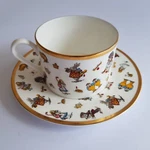 In Wonderland Ceramic Cup Saucer Alices Shop Oxford Cheshire Cat Gilt. Fixed Price $53.80.