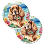 Carolines Treasures DAC6412CARC 2.5 X In. Cocker Spaniel Luau Cup Holder .... Fixed Price $23.36.