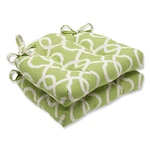 Pillow Perfect Lattice Damask Leaf Reversible Chair Pad, Set Of 2,GREEN. Fixed Price $66.07.