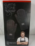 Bbq Heat Resistant Mitts W/silicone Grips Size Fit Curtis Stone Collection. Fixed Price $19.99.