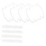 Tiesome 8 Pcs Car Door Handle Anti-scratches Sticker, Silicone Clear. Fixed Price $9.49.