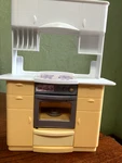 Barbie 1999 So Real Now Kitchen Set Oven Stove Light Vintage Mattel. Fixed Price $14.99.