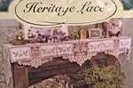 New Heritage Lace Heirloom Mantle Scarf 20X91" Ecru Made In Usa Free Ship. Fixed Price $34.99.