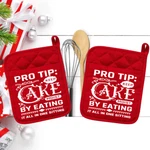 Pro Tip: Keep Cake Moist Eat All (2) Pocket Pot Holder Oven Mitt 11REDDBL. Fixed Price $16.99.