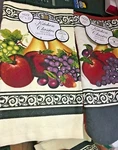 Better Home Kitchen Classics Printed Towel &oven Mitt Fruits ( Pieces) 15"X 25". Fixed Price $9.98.