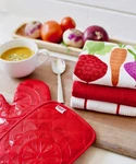 T-fal Textiles 50948 Medallion Design 100-PERCENT Cotton And Silicone Oven Th.... Fixed Price $17.86.
