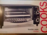 Cooks New 4-SLICE Toaster Oven. Fixed Price $37.50.