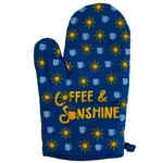 Coffee And Sunshine Oven Mitt Cute Morning Breakfast Baking Graphic Novelty. Fixed Price $5.00.