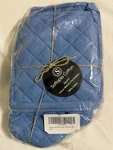 Softopia % Cotton Set 4: 2 Oven Mitts & Pot Holders Quilted Blue Nwt. Fixed Price $12.99.