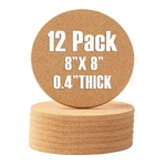 Firstgift Cork Trivet 12 Pack High Density Set- 8" Diameter X 0.... Fixed Price $33.11.