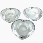 Orrefors Amour Votive Candle Holders Set 3 Clear Crystal 6500662 Sweden. Fixed Price $89.89.